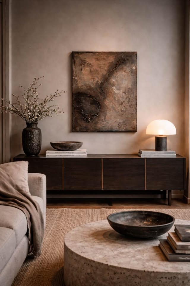 Textured Mixed Media Abstract — 30×40