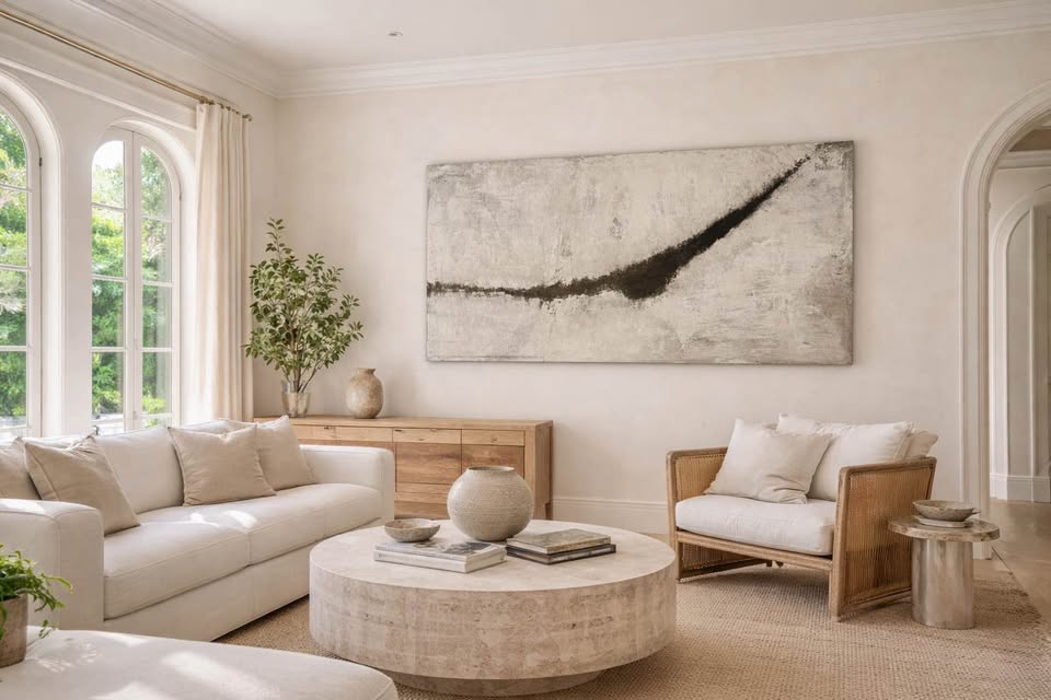 Wabi-Sabi Abstract — 40×80