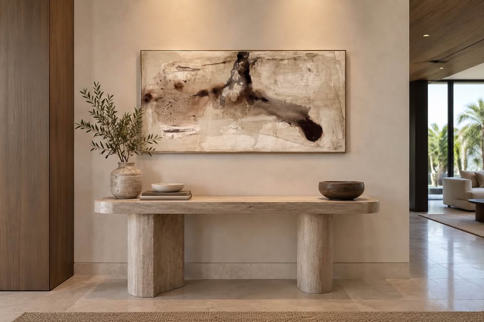 Neutral Abstract — 20×40