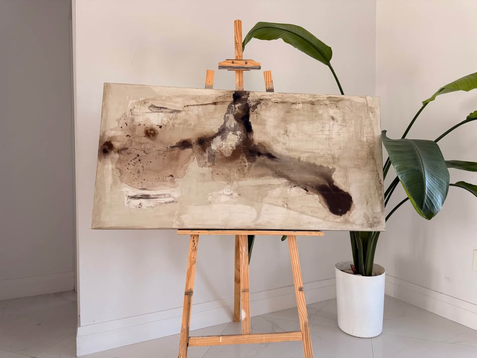 Neutral Abstract — 20×40