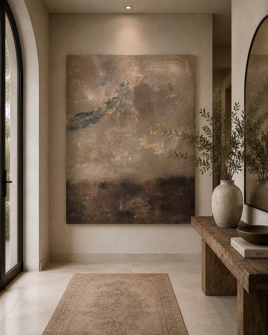 Neutral Earth Tones Abstract