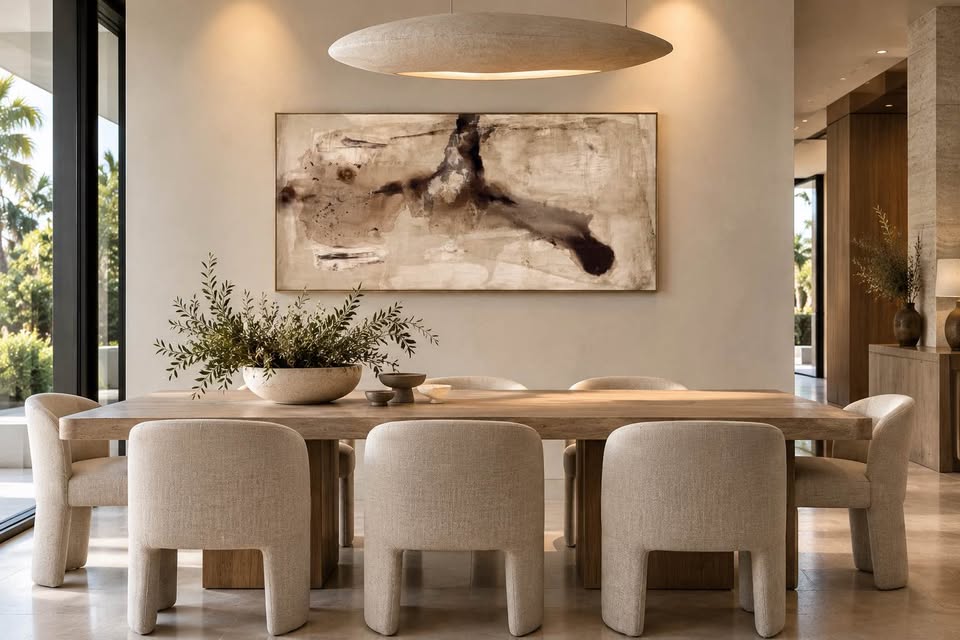 Neutral Abstract — 20×40