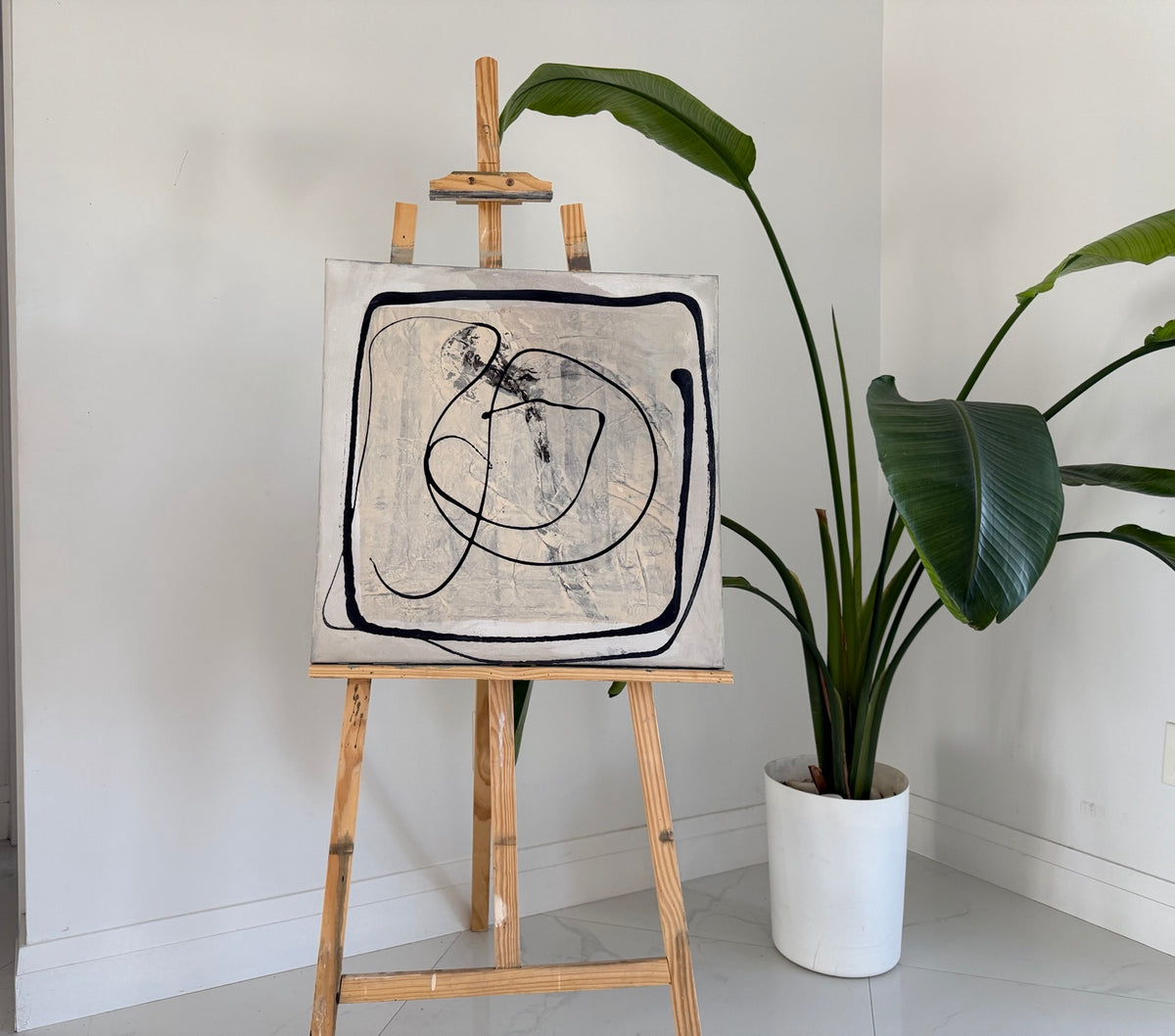 Two-Panel Abstract Diptych